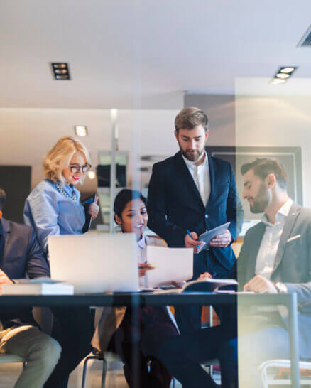 Business team working