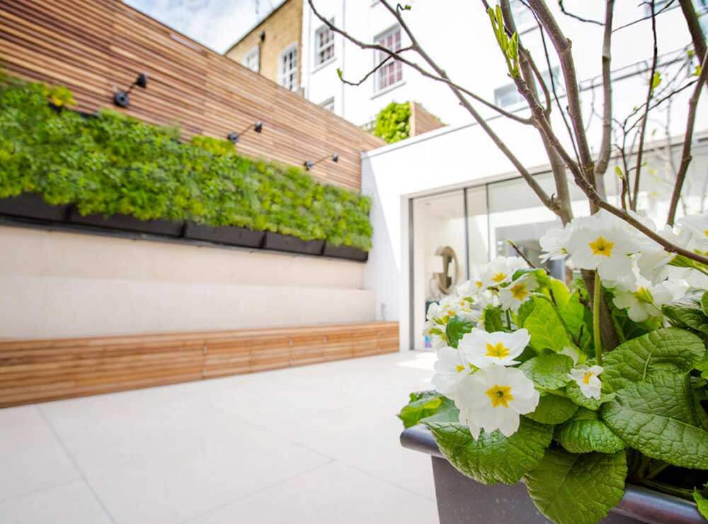 Eco-friendly UK property garden