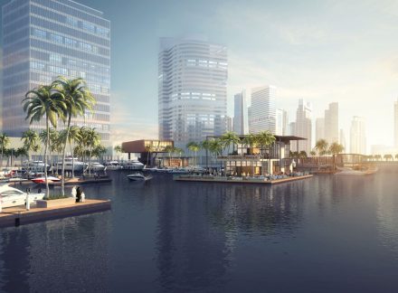 Homes on Water at Marasi Bay Floated from Finland to Dubai