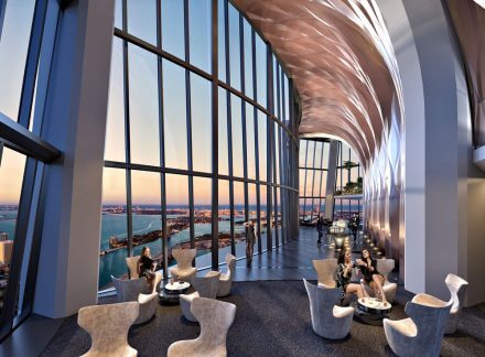 Zaha Hadid’s first and final US skyscraper tops out