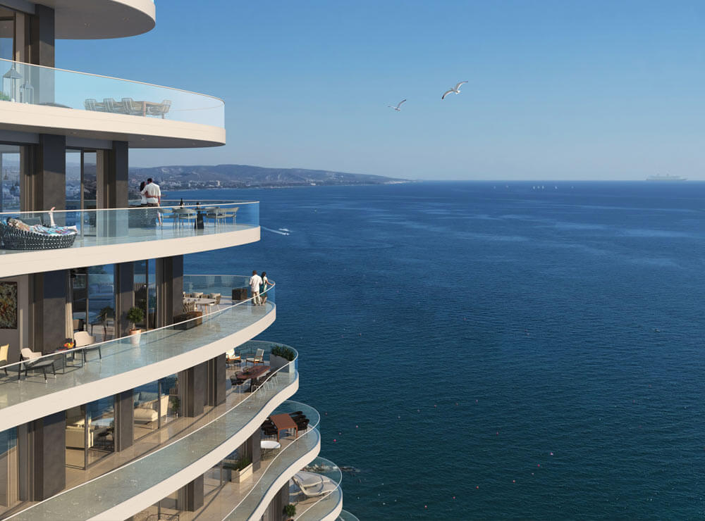 Seafront views in Cyprus
