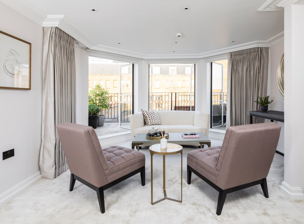 Mayfair duplex penthouse designed by J.T Wimperis