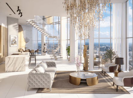 Defy Gravity by living large in a Paramount Miami Penthouse