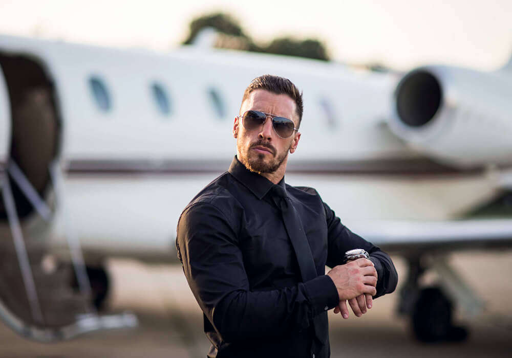 Man Aeroplane Jet