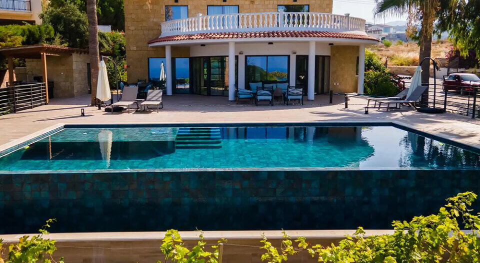 Sea View Villa In Pafos Cyprus Luxury Property